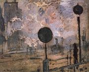 Claude Monet, Exterior of Saint-Lazare Station